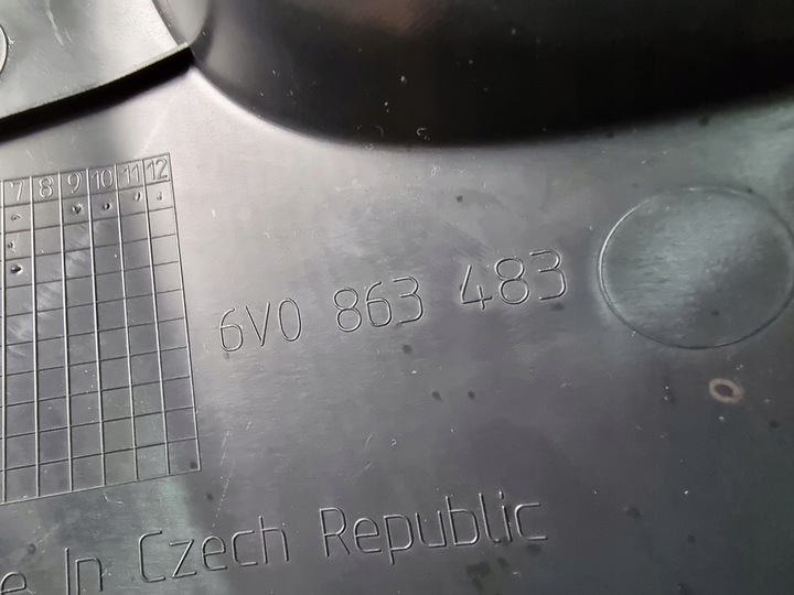 фото №5, Обшивка стійка a ліві skoda fabia 6v0863483