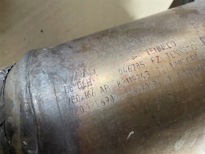 фото №7, Катализатор dpf fap 7e0166ab 7e0131690l vw t6 2.0 tsi cjk 15-20r