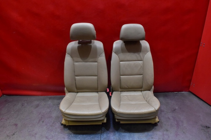 фото №11, Сиденье сиденья комплект боковина обшивки кожаные eu bmw e61 рестайлинг 07-10