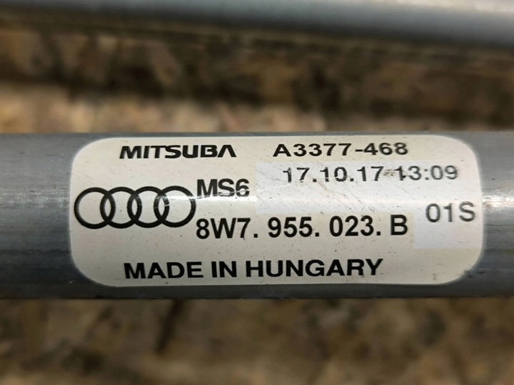 фото №6, Audi s5 f5 2018 механизм i моторчик дворник стёкла передний лобовой