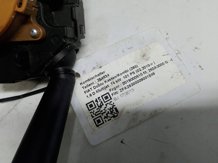 фото №6, Fiat doblo перемикач комбінований стрічка кермовий/підкермовий 28152259 європа