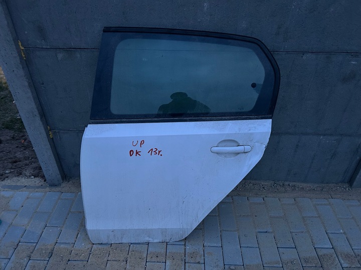 фото №1, Vw up citigo mii 5d 5 дверь задние левая kpl стекло белый