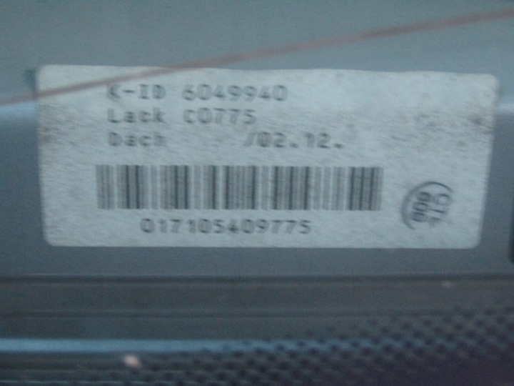 фото №8, Люк mercedes slk 79000409775 16863244 2249882 комплектный