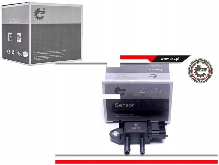 фото №1, Датчик тиску вихлопних газів opel astra j corsa e esen skv