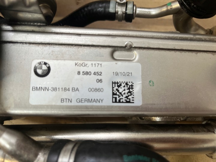 фото №12, Bmw 3 g20 g21 2.0d 2021r клапан egr радиаторов выхлопных газов оригинал европа