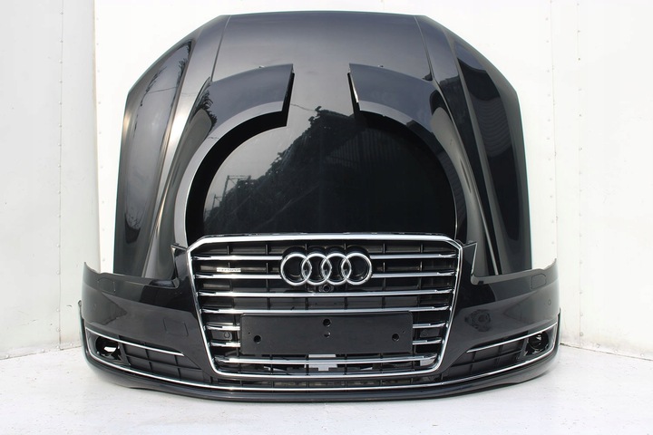 фото №9, Audi a8 4h рестайлінг перед matrix капот крила бампер + зад кришка лампи + drz
