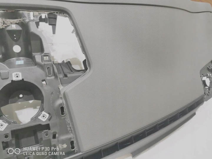 фото №9, Porsche cayenne iii консоль панель роздавальна + подушка безпеки 9y0 сірий.