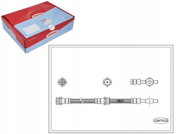 фото №1, Шланг гальмівний гнучкий corteco