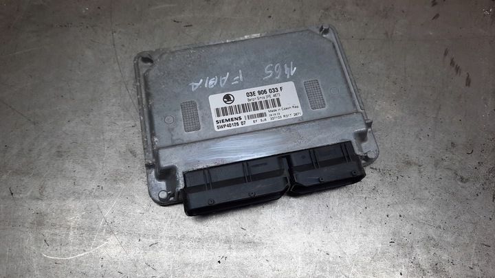 фото №1, Компьютер двигателя skoda fabia i 1.2b 03r 03f906033f