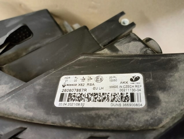 фото №6, Лампа ліва фара лівий renault master 4 iv led 2019-