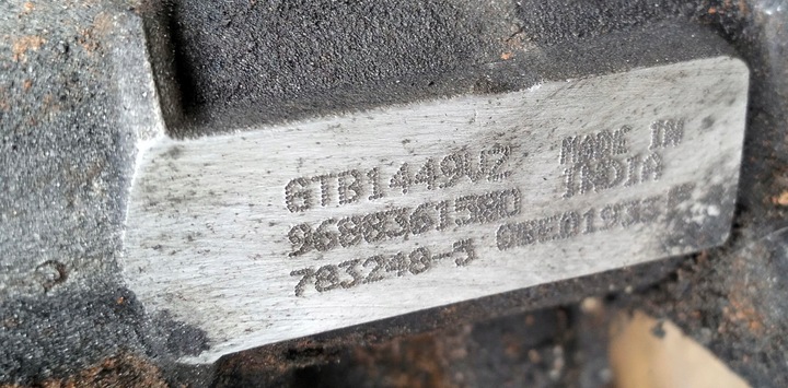 фото №9, Турбонагнетатель клапан актуатор турбонаддува citroen c5 iii x7 2.0 hdi 163km 9688361580