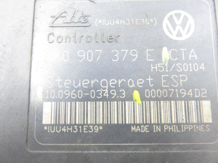 фото №8, Блок управления abs audi a3 8p 1k0907379e 1k0614517c 10096003493