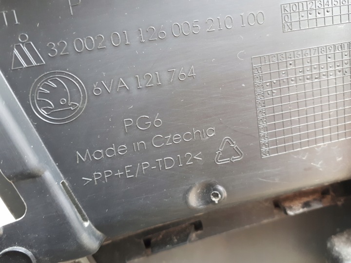 фото №14, Skoda fabia 6va iv 21- бампер передній перед 6va.807.221 6va807221
