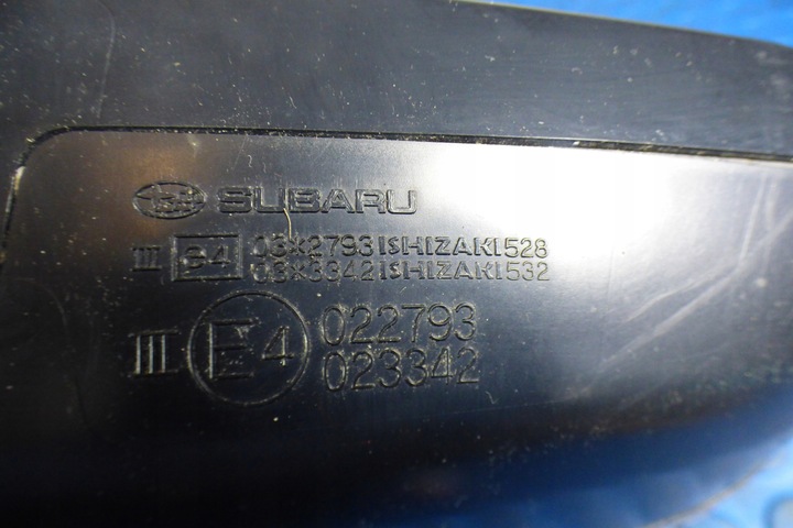 фото №9, Зеркало правые лак 32j 9pin европа оригинал subaru forester iii