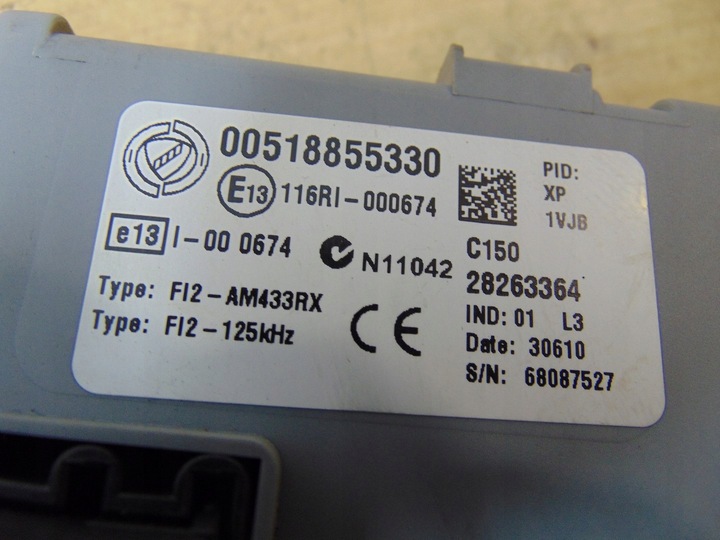 фото №9, Модуль bsi коробка предохранителей fiat doblo ii 1.3 mtj 00518855330