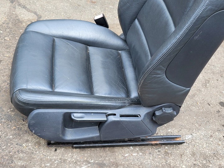 фото №9, Сидіння лівий перед водія з підігрівом подушка безпеки audi a4 b7 8e оригінальний номер eu шкіра