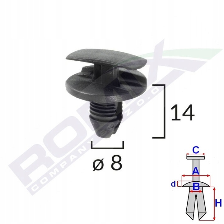 фото №2, 20x клипсы подкрылки защитные накладки citroen c3 c4 c5 c6 ds5