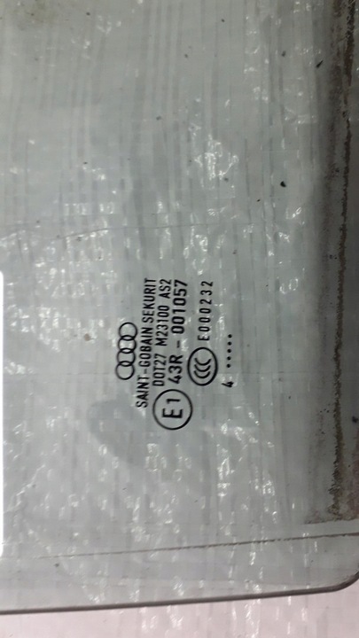 фото №3, Скло двері праві зад audi a3 8p версія 5 двері