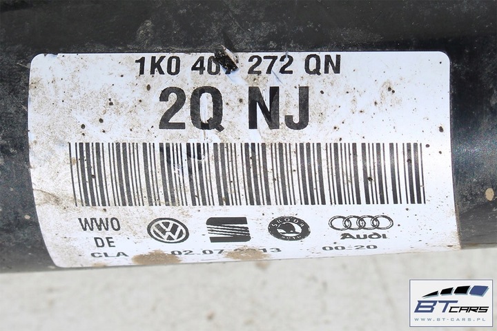 фото №15, Vw audi skoda піввісь передня права 1k0407272qn 1k0407764kx 1k0 407 272 qn 1