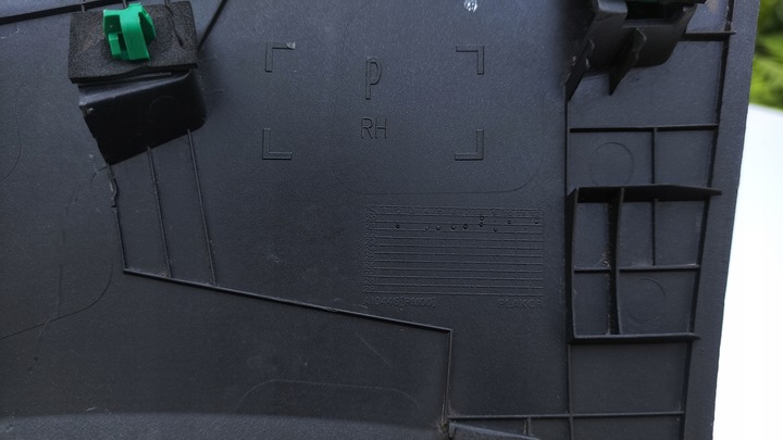 фото №10, Hyundai kona электрический рестайлинг планка накладка крыльев правые зад ms/c14