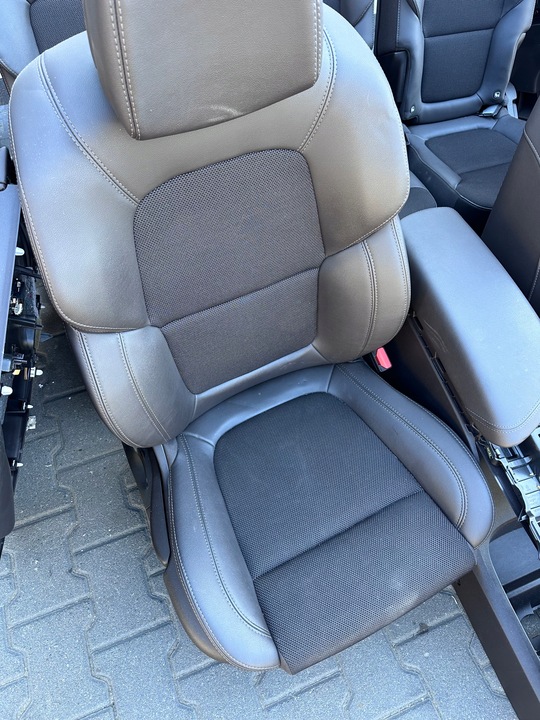 фото №3, Espace v сидіння 7 осіб комплект оббивка напівшкіра шкіра