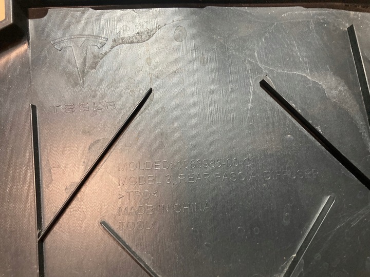 фото №8, Защита плита pod бампер задний tesla 3