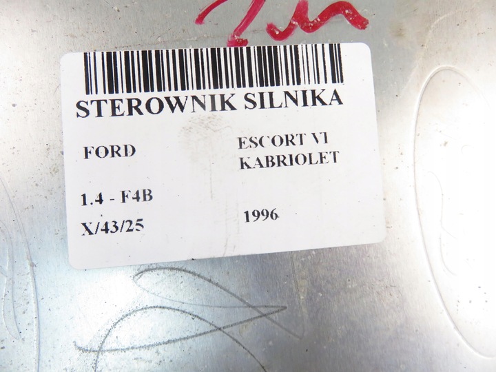 фото №7, Блок керування ford escort vi kabriolet 1.4 8v 75 - f4b 94ab12a650eb