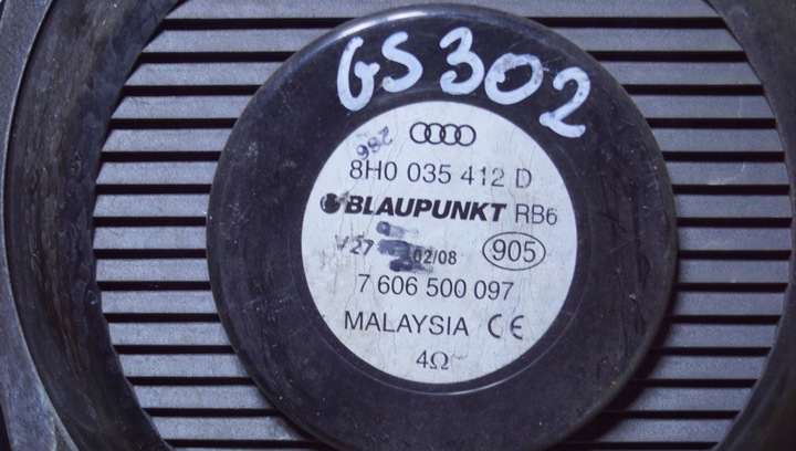 фото №11, Audi a4 b6 b7 cabrio динамік двері 8h0035412d gs302