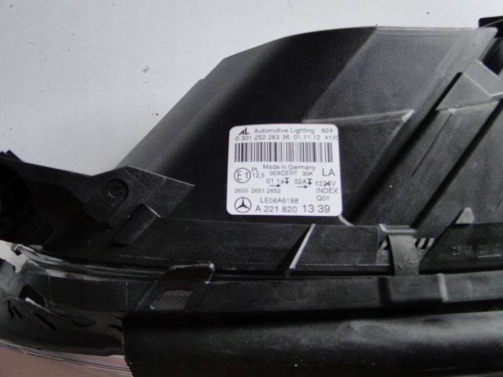 фото №6, Mercedes s 221 w221 рестайлінг лампа ліва bi-xenon ніч