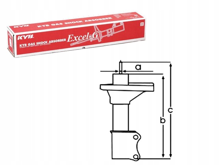 фото №1, Kyb амортизатор toyota зад corolla 1.3-2.0d-4d 04.