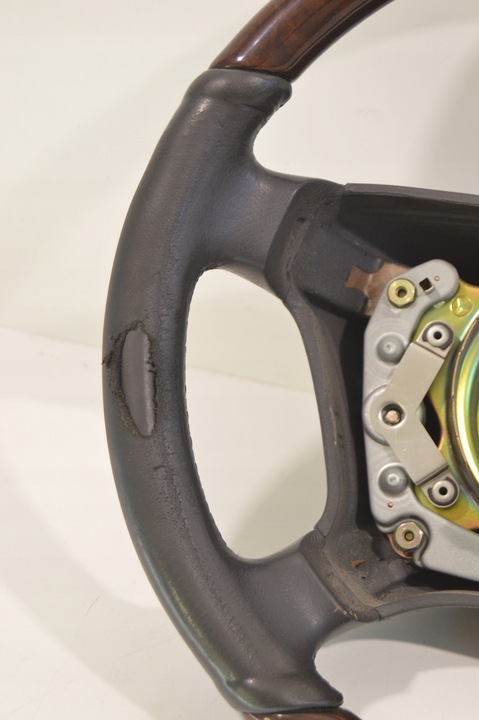 фото №5, Кермо шкіра дерево mercedes w140 c140 s клас рестайлінг графітова сірий