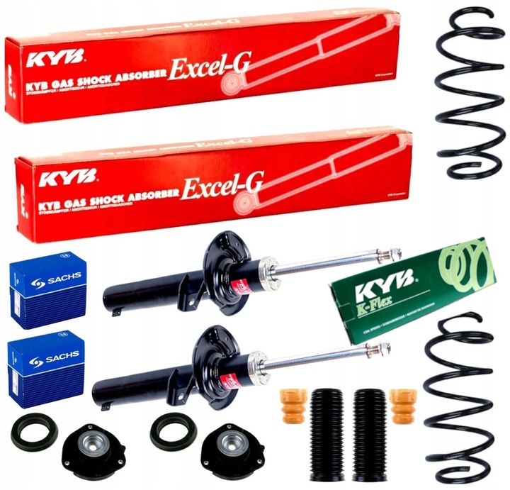 фото №1, Амортизатори пружини перед vw touran kayaba + kayaba