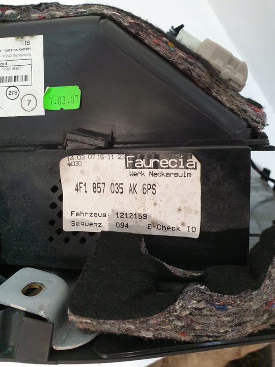 фото №14, Бардачок пассажира 4f1857035 audi a6 c6 3.0tdi 05r