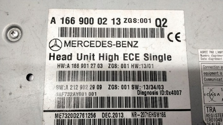 фото №10, Станция мультимедийная перед mercedes-benz ml w166 a2129022909