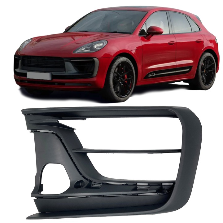 фото №1, Решітка бампера передньої porsche macan 95b ii рестайлінг 2021-2024r ліва