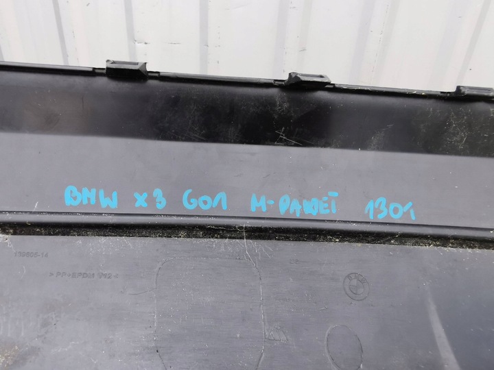 фото №8, Bmw x3 g01 17-21 м-пакет спойлер диффузор бампера зад 2xpdc 139605-14