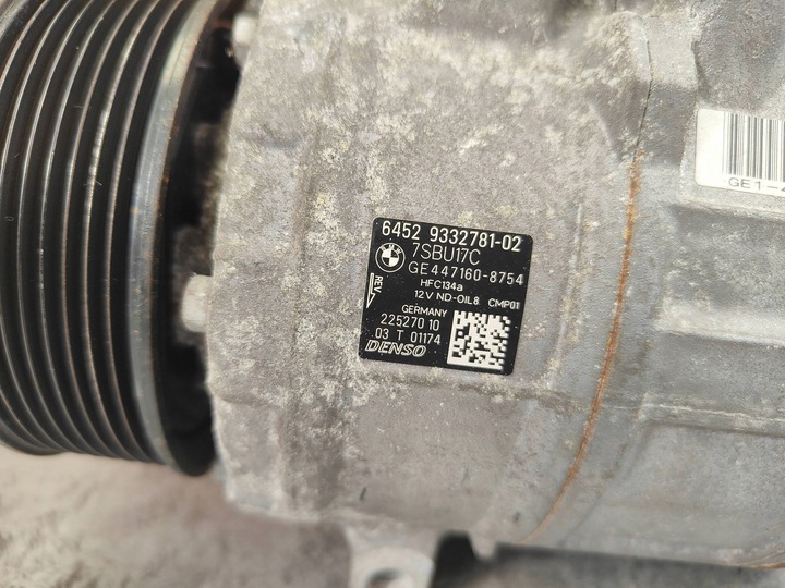 фото №8, Компресор компресор кондиціонера bmw f20 f22 f30 f80 f82 n55 s55 9332781