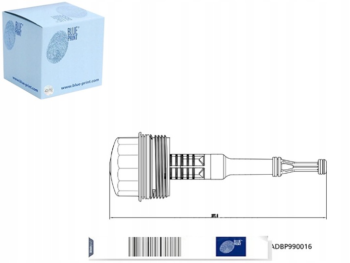 фото №16, Блакитний print adbp990016 кришка, корпус фільтра масло