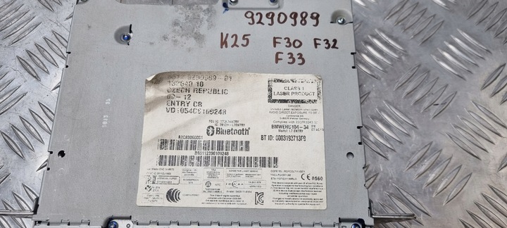 фото №12, Bmw f30 f32 f33 радио навигация считыватель cd 9290989
