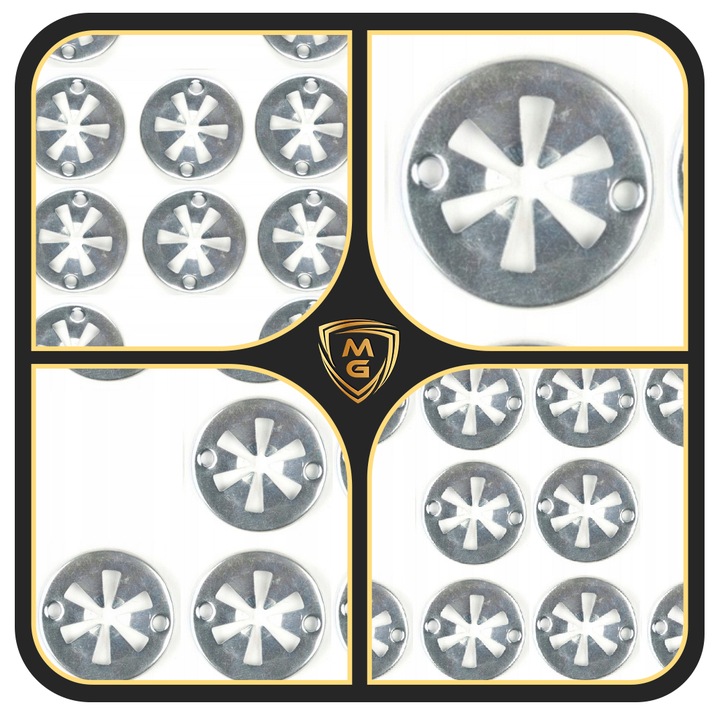 фото №3, Клипса пластина монтажная защита термическая шумоизоляция изоляция 10 штук