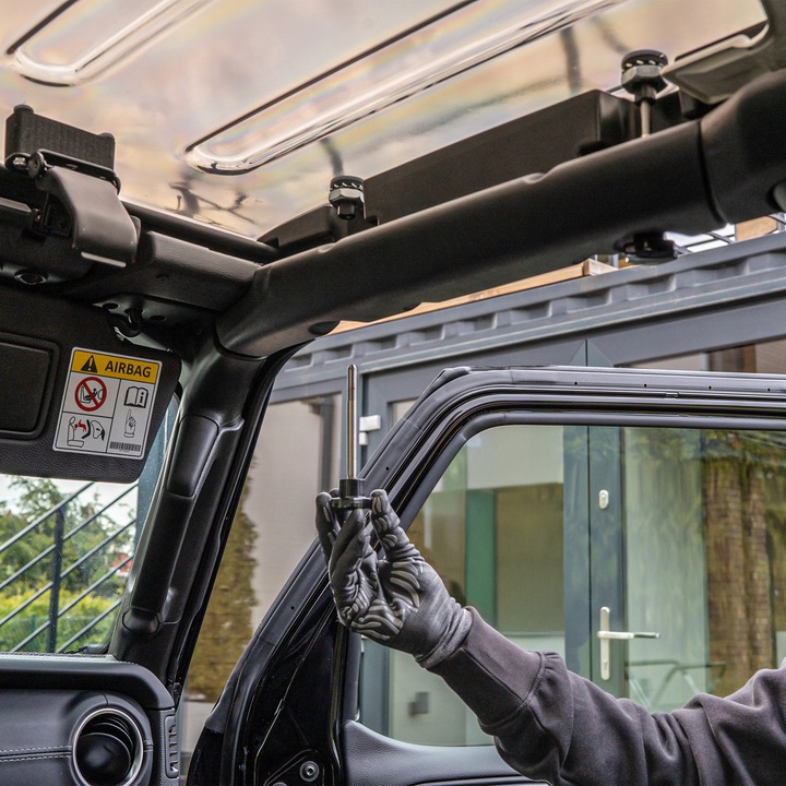 фото №10, Крыша панорамный панель крышный переднее do jeep wrangler jl / jlu 2018-