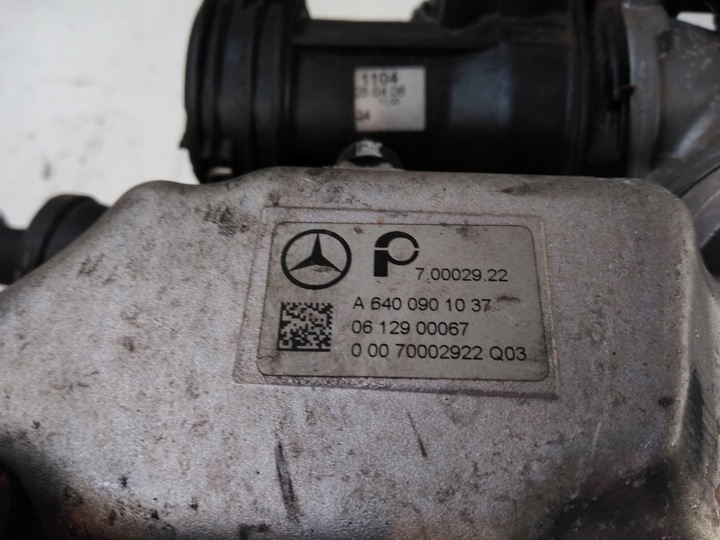 фото №8, Головка колектор вентиляція картера egr mercedes w169 2.0cdi
