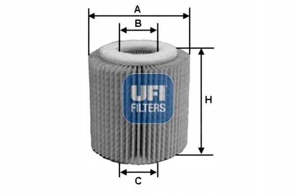 фото №2, Фільтр масла toyota iq 1.4 d4d 09- ufi