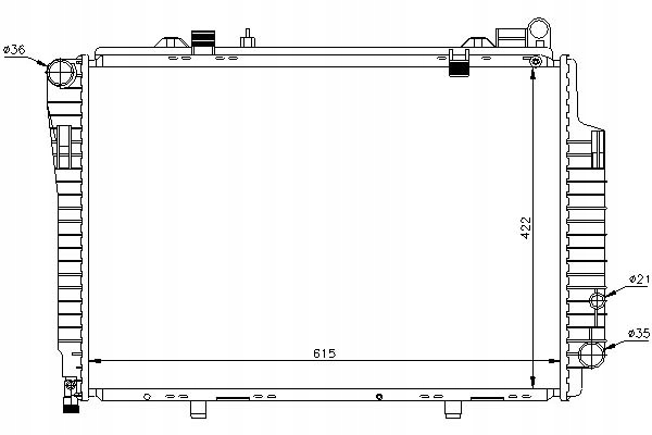 фото №1, Nissens радіаторів двигуна mercedes c t-model s202