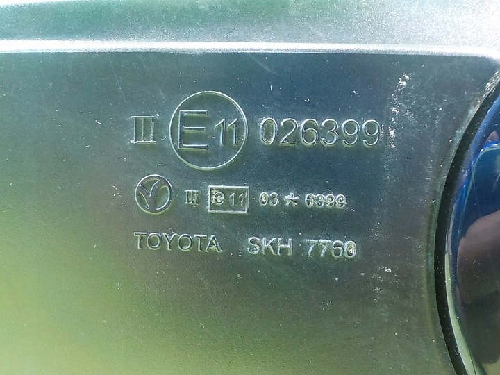 фото №7, Toyota avensis iii t27 2.0 d4d 09r sedan 4d зеркало левая