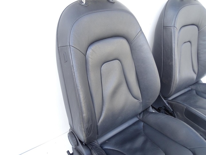 фото №10, Сидіння сидіння диван комплект шкіра чорні audi a4 b8 sedan 07-15r