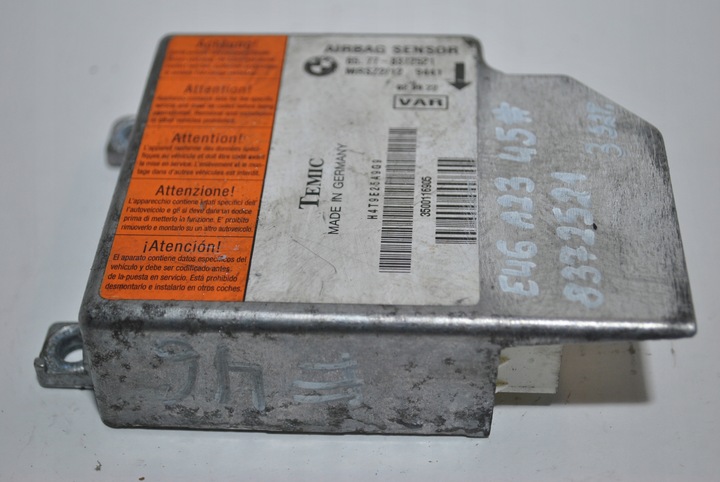 фото №7, Модуль датчик подушка безпеки bmw e46 8372521