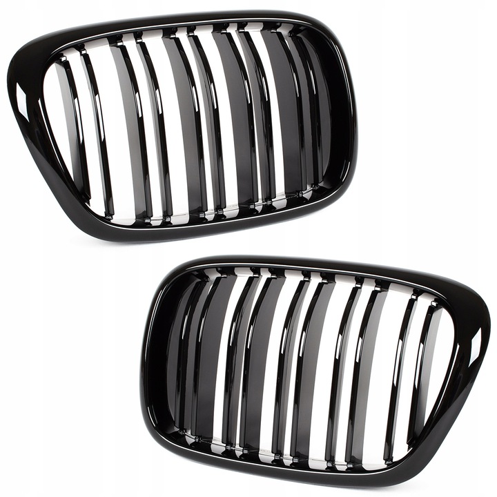 фото №11, Решітка радіатора ґрати решітки радіатора решітка do bmw 5 e39 1995-2003 m вигляд чорний