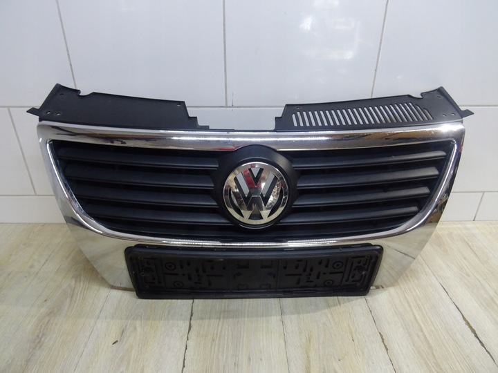 фото №1, Решётка радиатора бампера перед vw passat b6 3c0 3c0853651 b