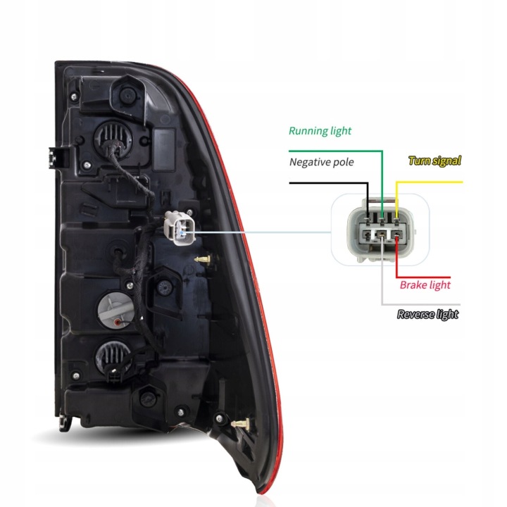 фото №13, Лампы зад ne kpl led animacje lift-look toyota hilux 8 viii n120 2015-2020